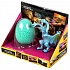 Игрушка из пластизоля – Трехголовый голубой дракон 10 см, с яйцом   - миниатюра №4