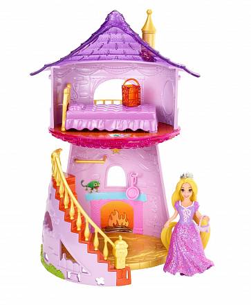Набор с мини-куклой «Замок принцессы Рапунцель» 