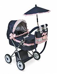 Коляска DeCuevas с сумкой и зонтиком Романтик, 65 см. (Decuevas Toys, 85014) Коляска DeCuevas с сумкой и зонтиком Романтик, 65 см. (Decuevas Toys, 85014)