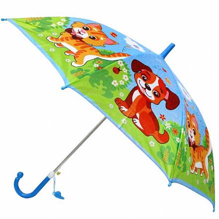Детский зонт со свистком - Домашние животные, диаметр 45 см 