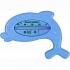 Термометр для ванны – Дельфин, синий  - миниатюра №1