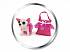 Плюшевая собачка Chi Chi Love - Чихуахуа, в балетной пачке, с розовой сумочкой, 15 см  - миниатюра №1