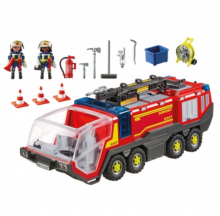 Playmobil. Городской Аэропорт: Пожарная машина со светом и звуком 