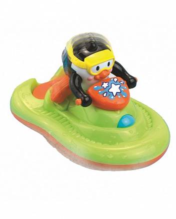 Игрушка для ванной - Пингвиненок на катере 