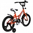 Велосипед детский двухколесный - Raider, оранжево-черный, колеса 16 дюйм, рама GW-тип, страховочные колеса, звонок  - миниатюра №2