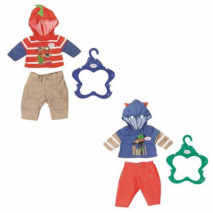 Набор для куклы Baby born – Одежда для мальчика, 2 вида 