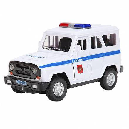 Машина УАЗ Hunter «Полиция» на радиоуправлении свет, звук 