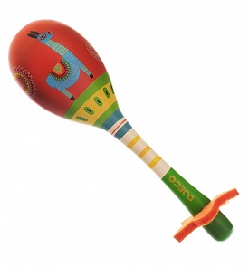 Деревянный музыкальный инструмент – Маракас (Djeco, 06008k)