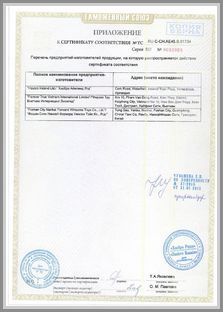 Марка Hasbro Avengers - сертификат соответствия