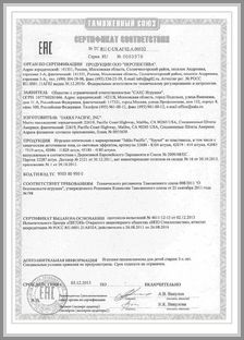 Марка Spynet - сертификат соответствия