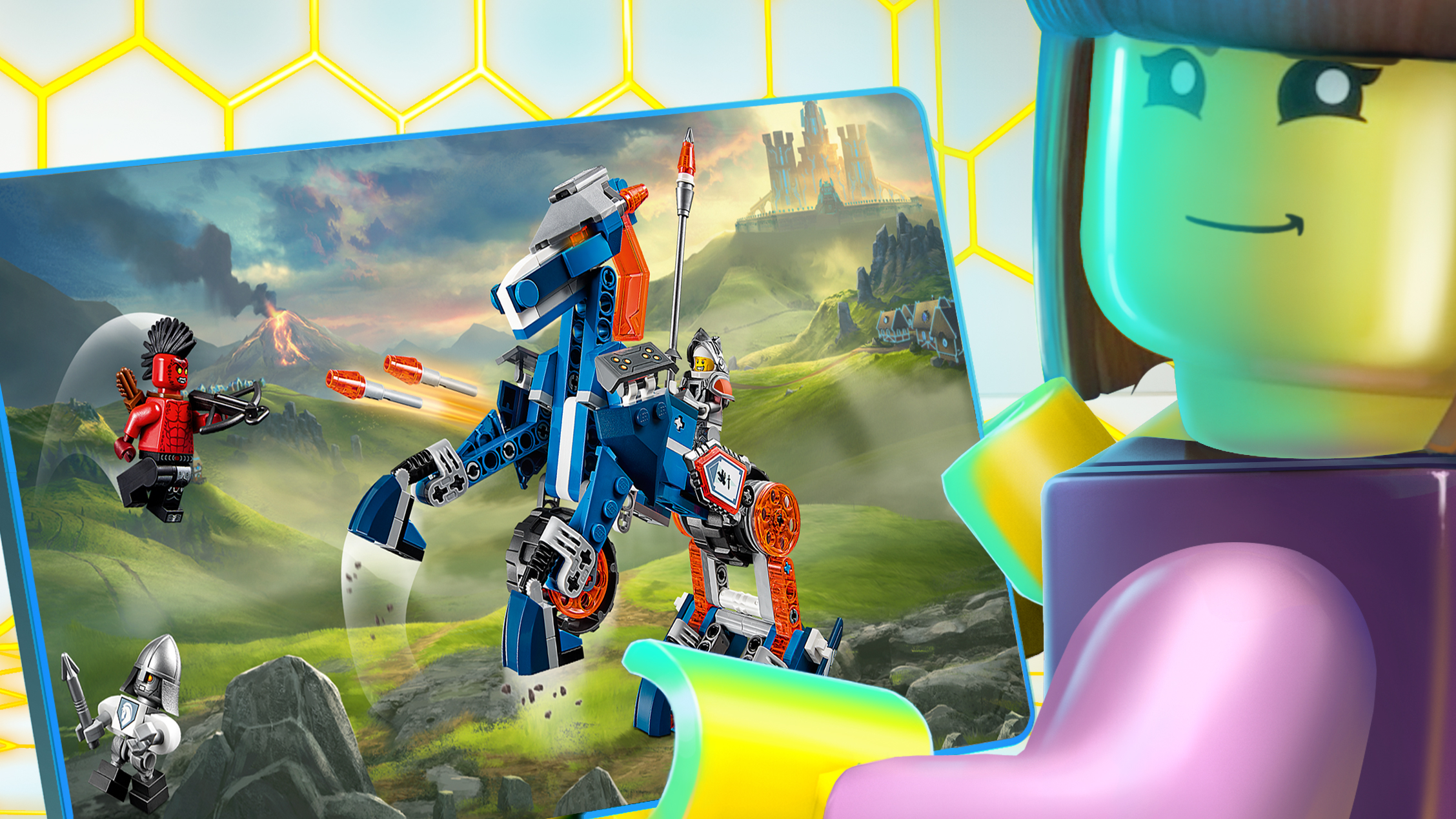 Lego Nexo Knights. Ланс и его механический конь  