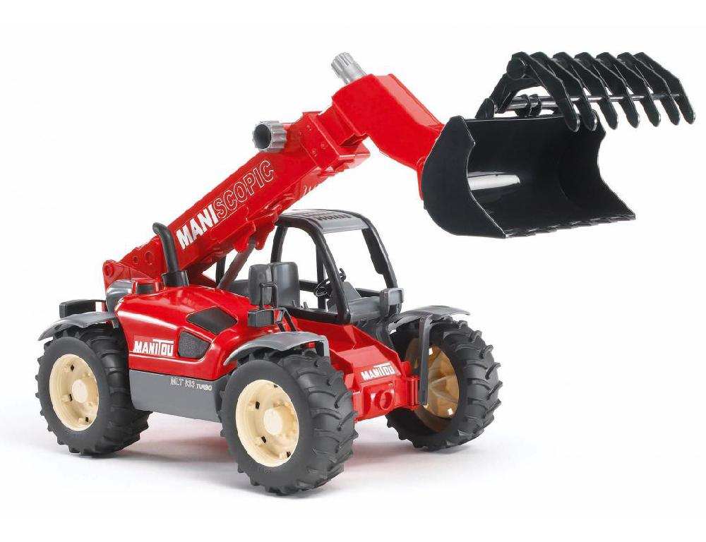 Погрузчик колесный Bruder Manitou MLT 633 с телескопическим ковшом  