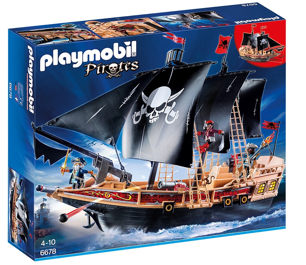Игровой набор из серии Пираты - Пиратский боевой корабль  