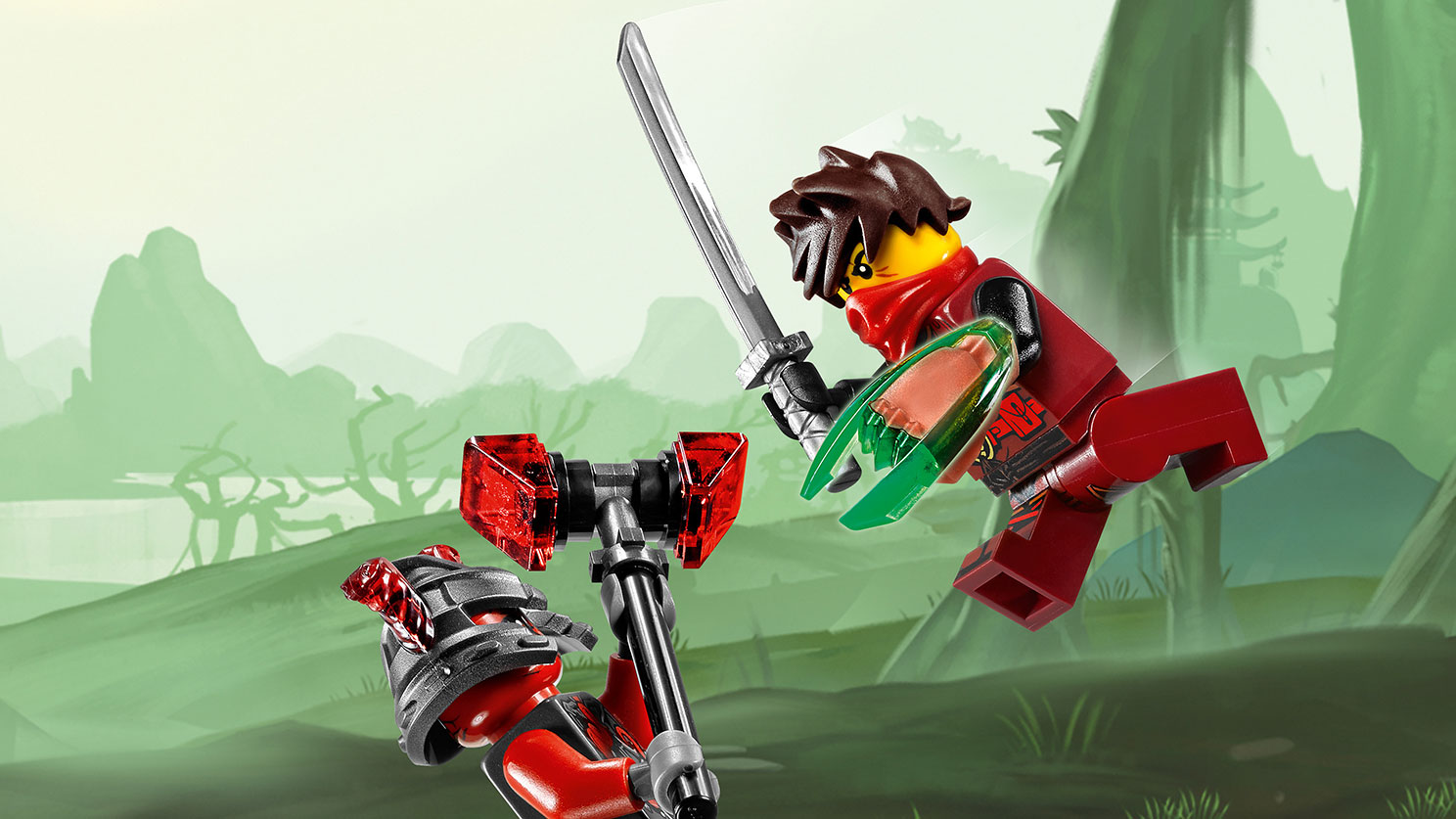 Lego Ninjago. Атака Алой армии  