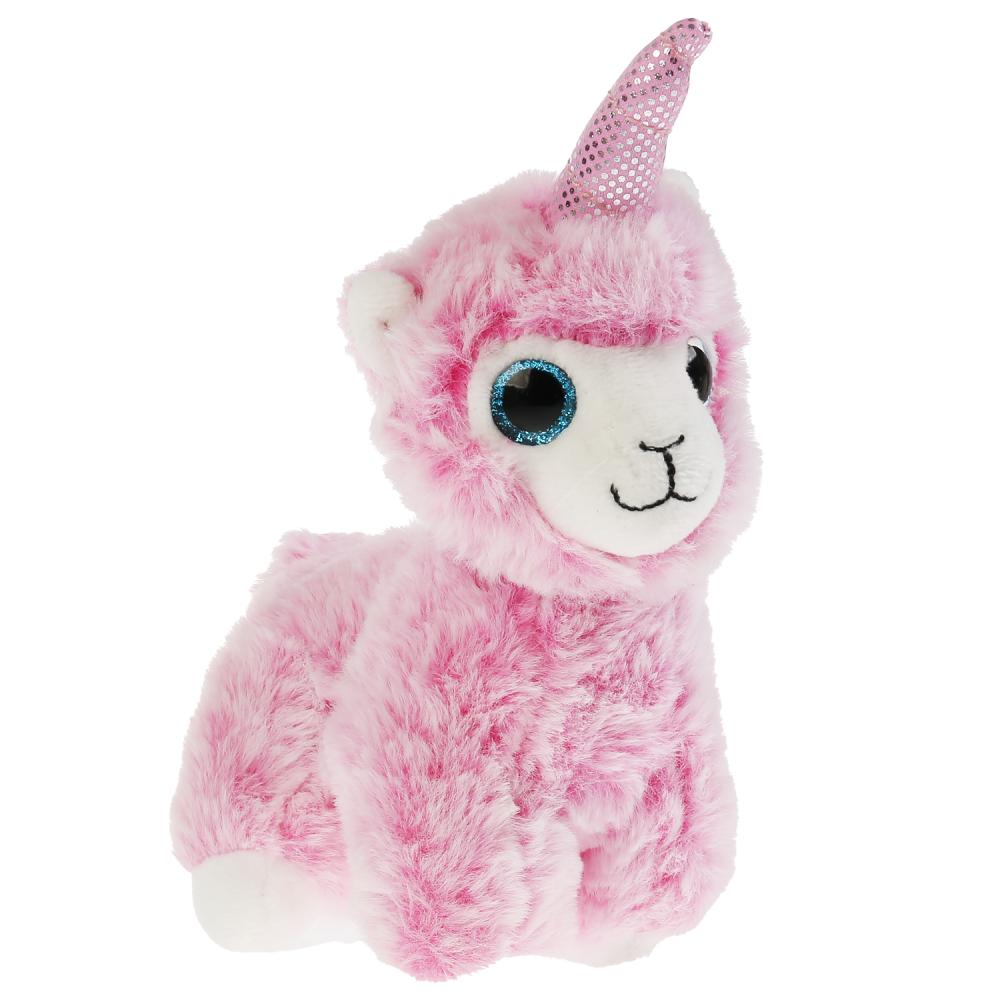 

Игрушка мягкая - Лама-единорог, 15 см