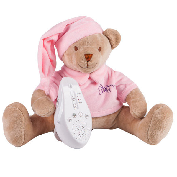 

Мишка розовый Drema BabyDou с белым и розовым шумом