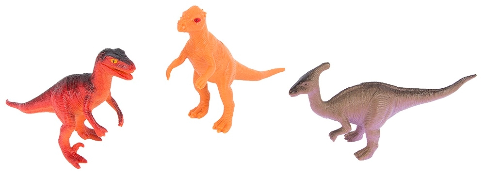 Игровой набор фигурок динозавров - В мире животных, 12 фигурок   