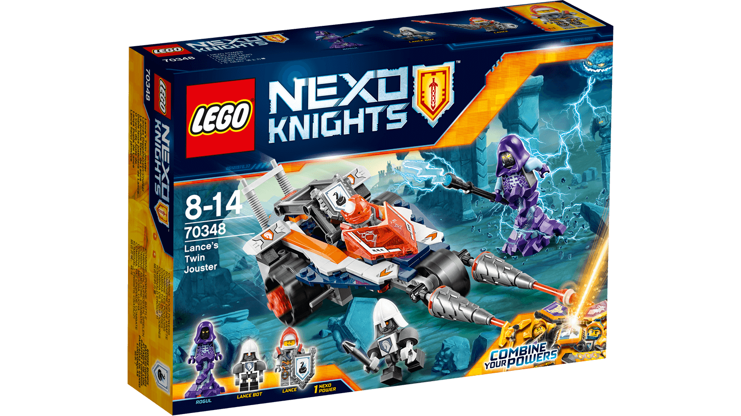 Lego Nexo Knights. Турнирная машина Ланса  