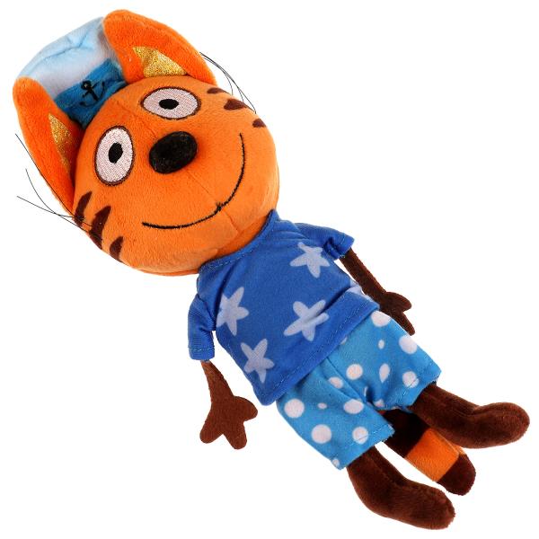 Игрушка мягкая Коржик в пляжной одежде 15 см Три Кота музыкальный чип  