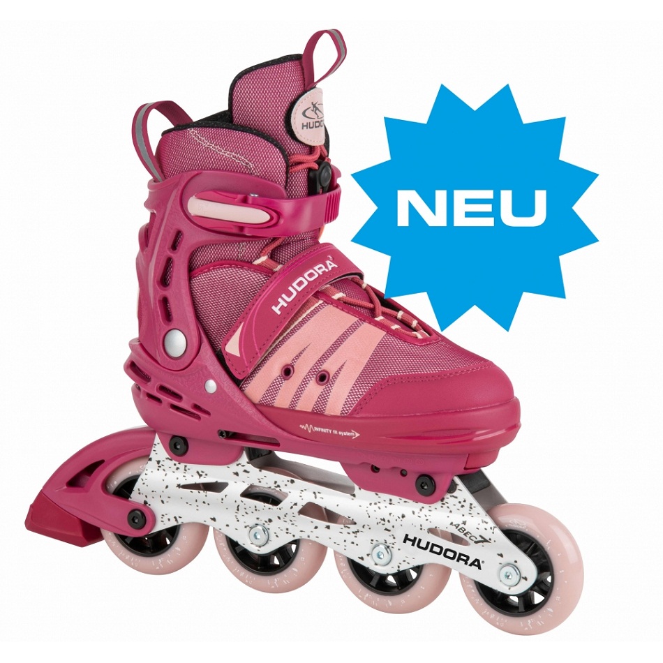 

Ролики Hudora - Inline Skates Comfort, strong berry, размер 29-34