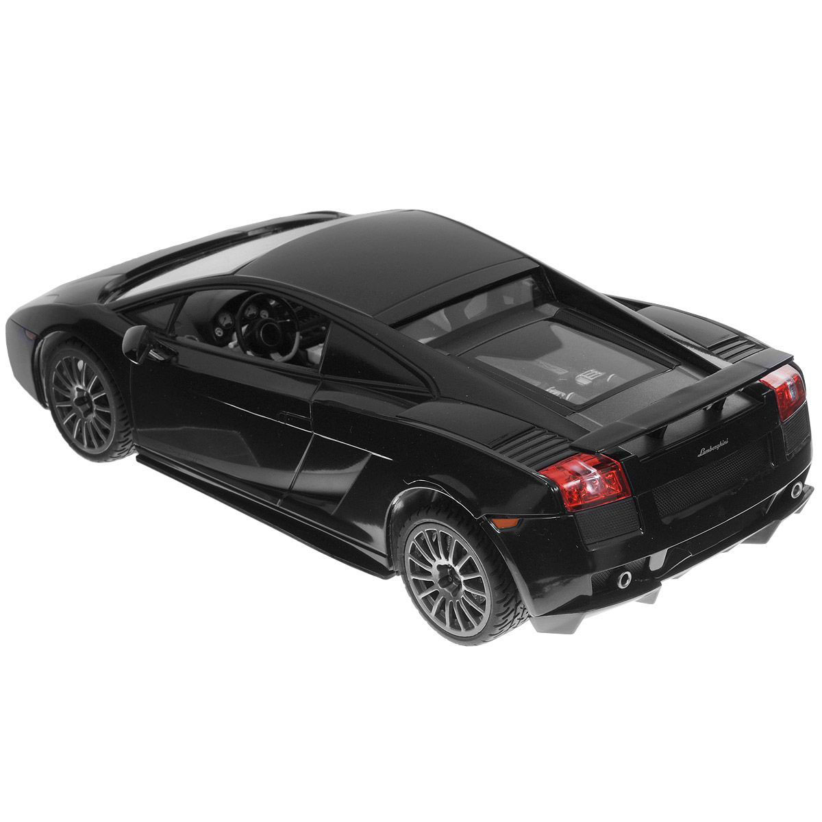 Машина на р/у - Lamborghini, черный, 1:14, свет  