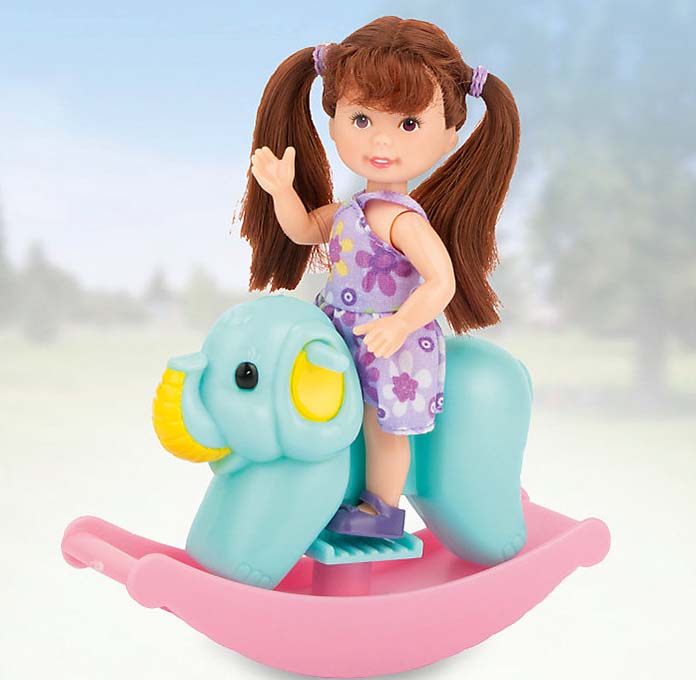 

Игровой набор - Paula. На качалке, на слонике