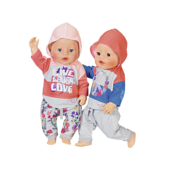 Цветочные костюмчики для куклы Baby born, 2 вида  