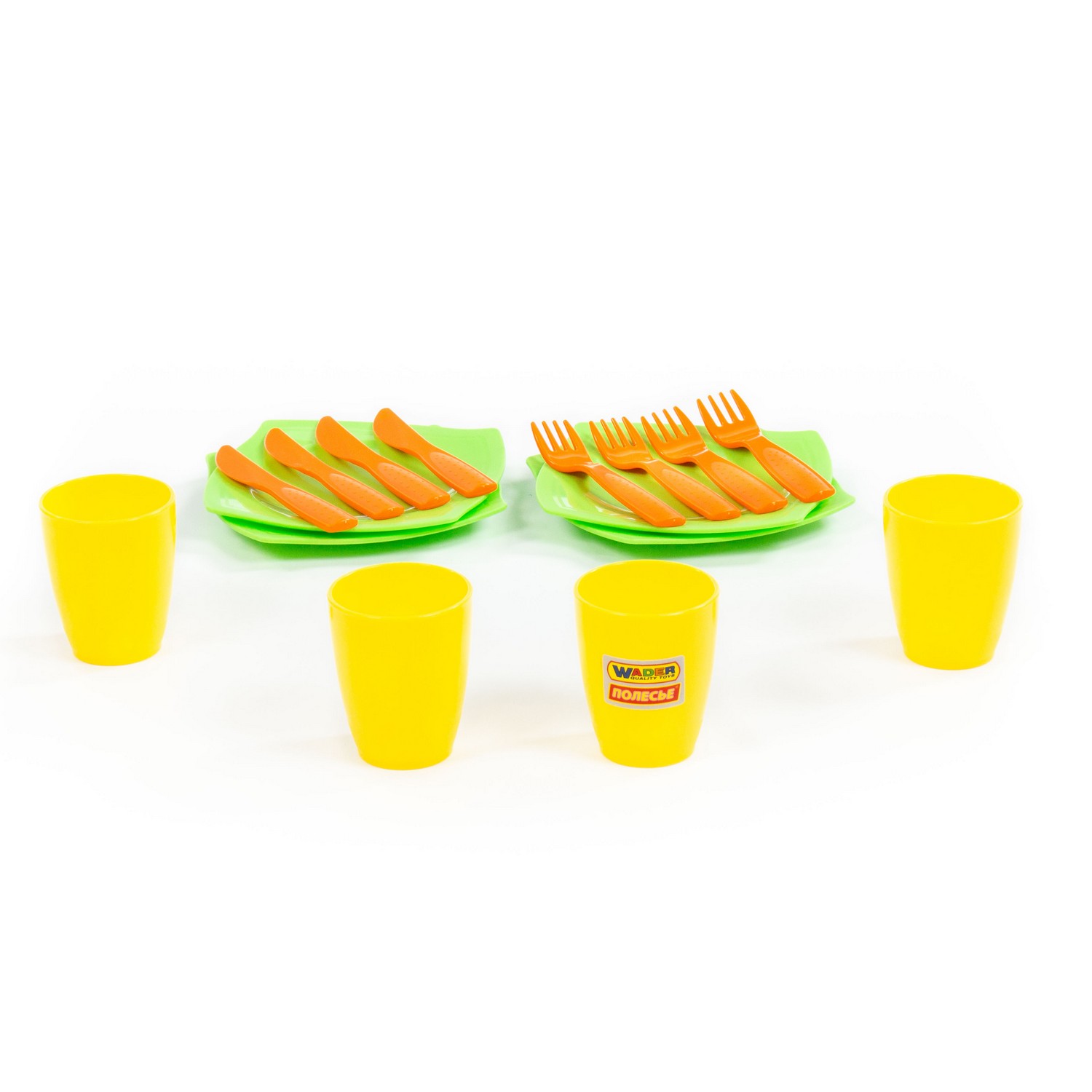 Набор детской посуды столовый на 4 персоны   