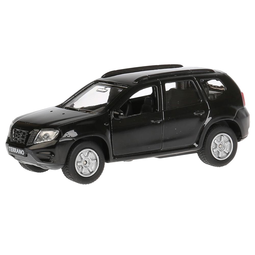 

Инерционная металлическая машина - Nissan Terrano, цвет черный, 12 см, открываются двери, багажник -WB)