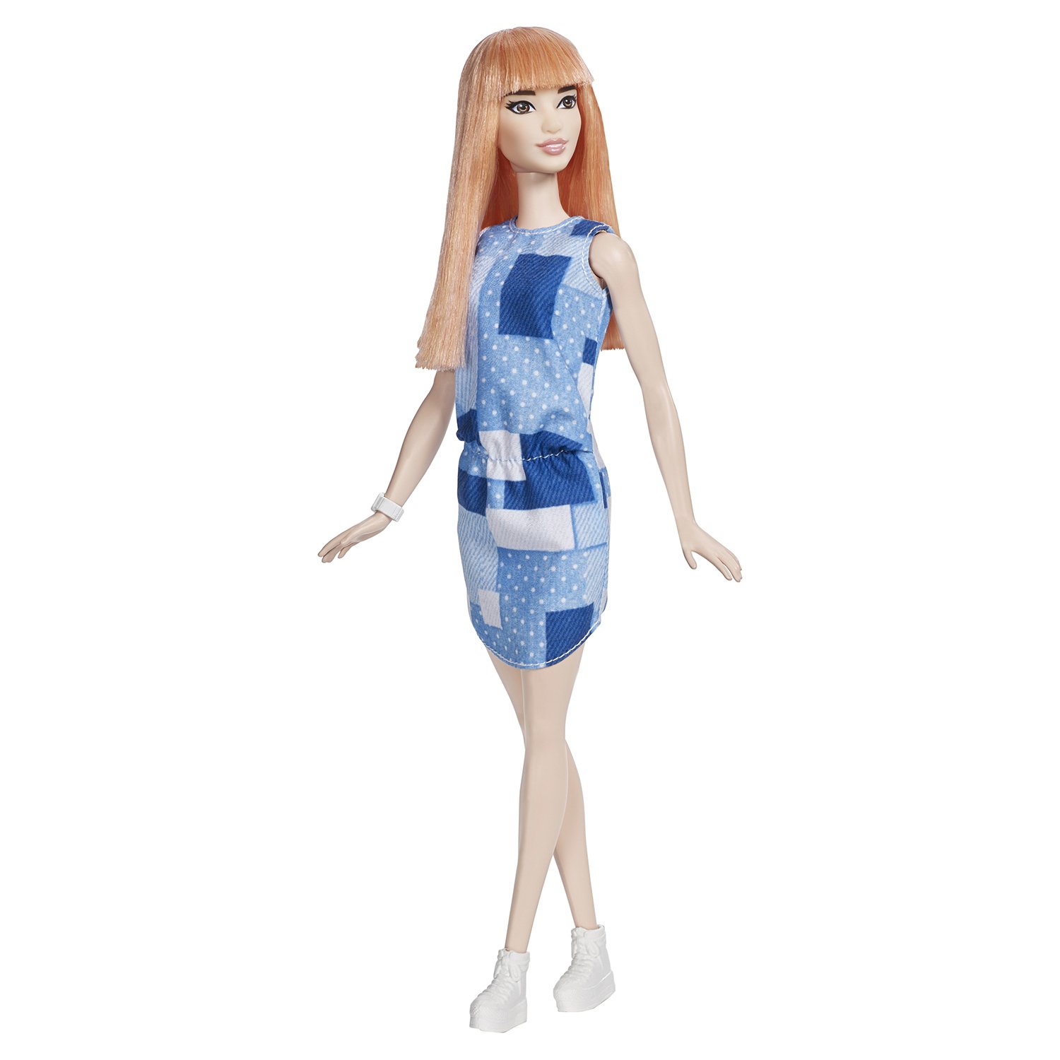 Кукла Barbie - Игра с модой Джинсовые заплатки, 29 см  