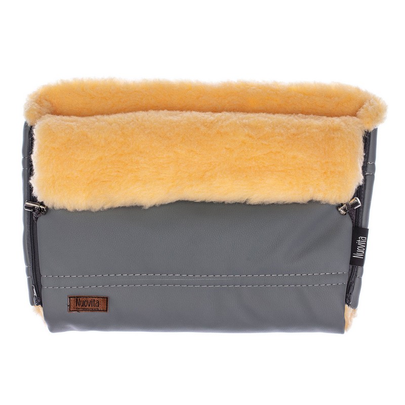 

Муфта меховая для коляски Nuovita Alpino Lux Pesco Grigio/Серый