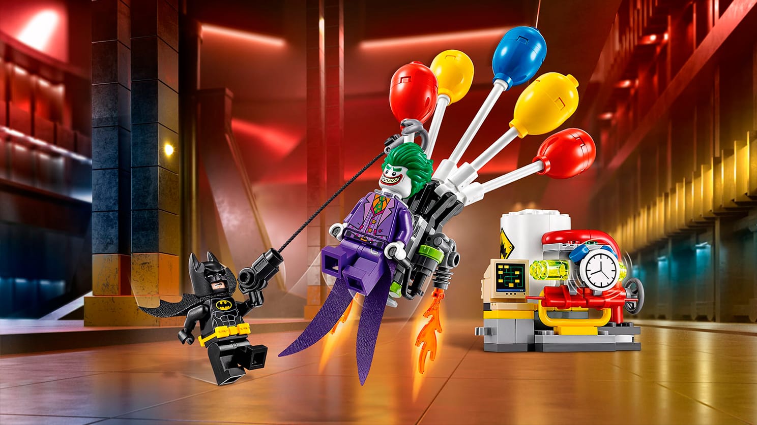 Lego Batman Movie. Побег Джокера на воздушном шаре  