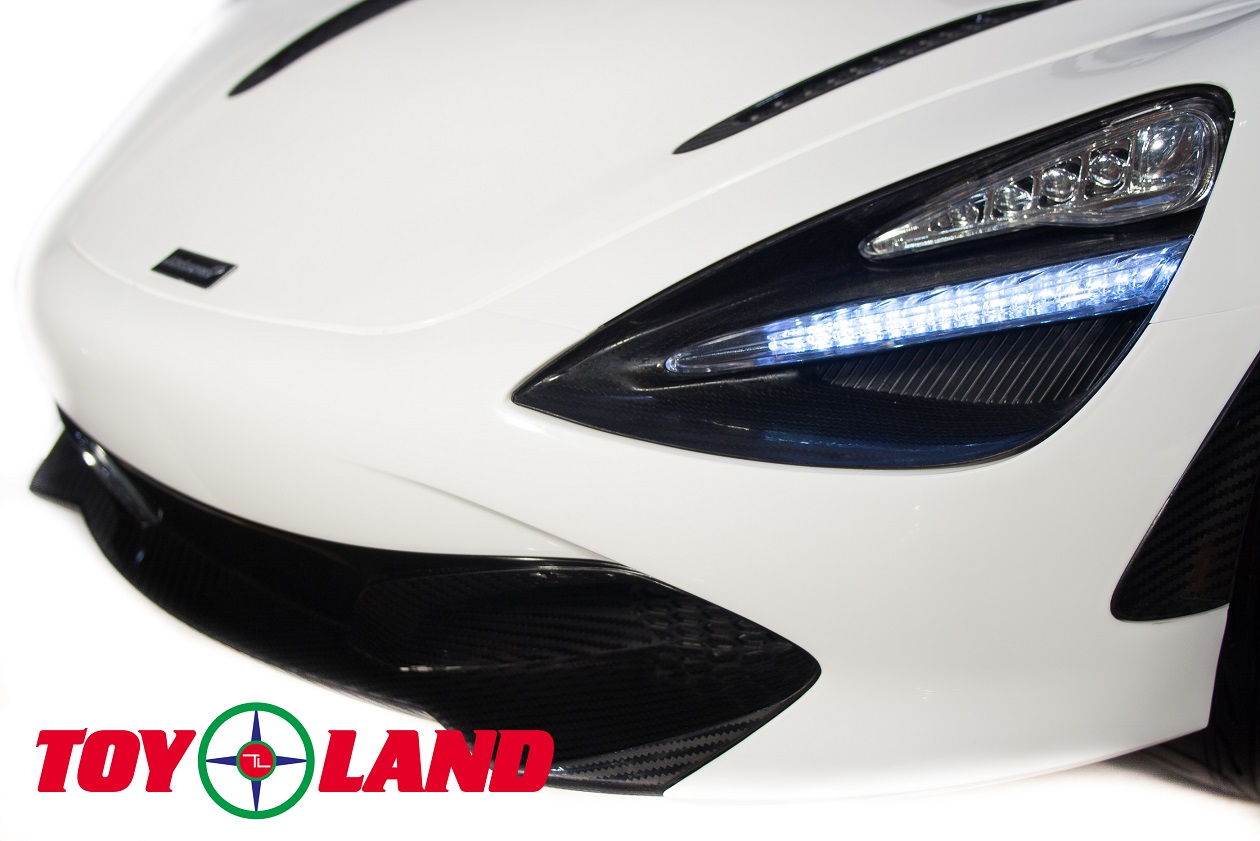 ToyLand Электромобиль Mclaren DKM720S белого цвета 