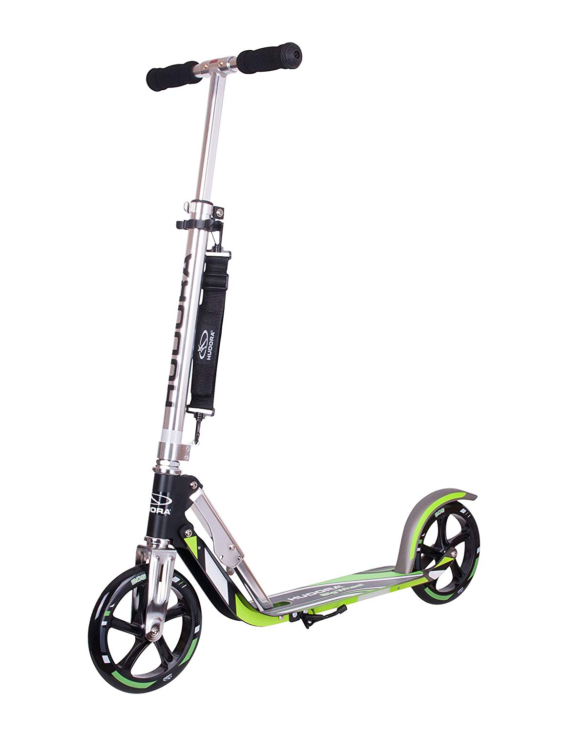 

Самокат двухколесный BigWheel 205, серо-зеленый