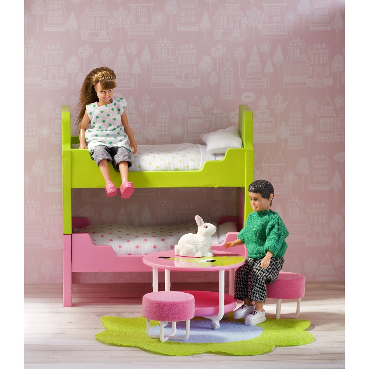 Мебель для домика Смоланд - Детская с 2 кроватями  