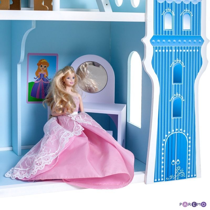 Кукольный дворец - Горный хрусталь, 16 предметов мебели и текстиль  