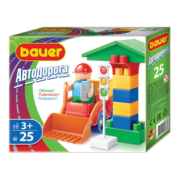 

Конструктор серии Автодорога, 25 элементов