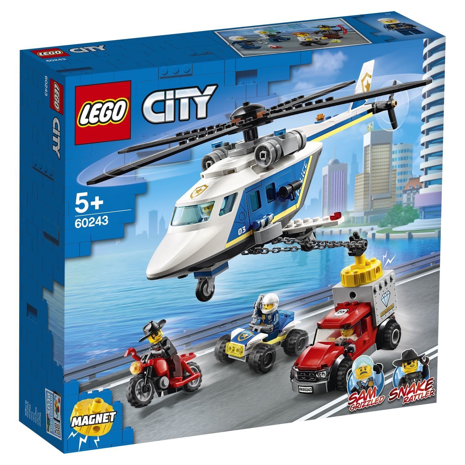 

Конструктор Lego City Police Погоня на полицейском вертолёте