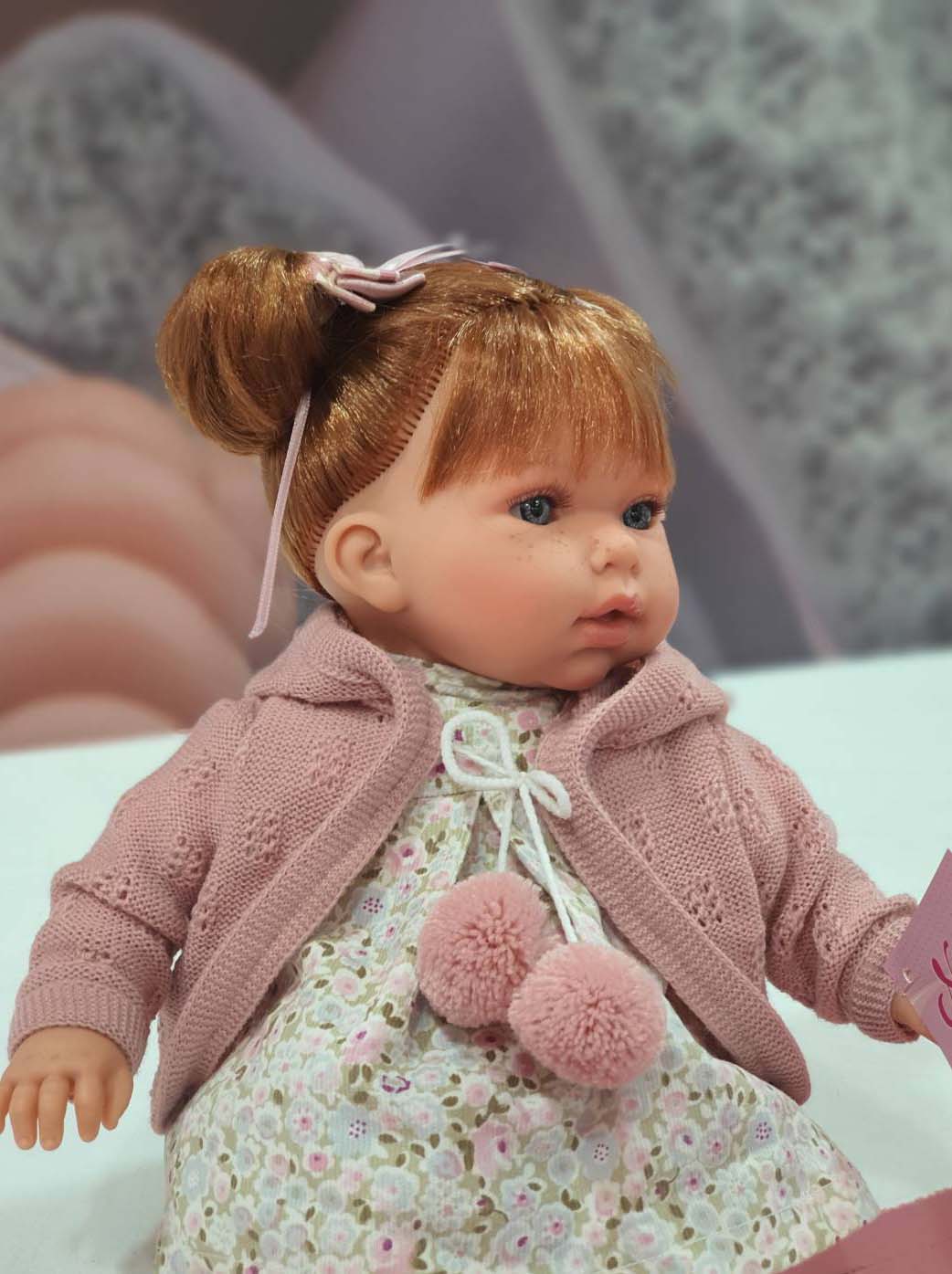 Кукла Жозефа в розовом, озвученная, 37 см  