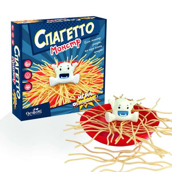 

Игра настольная - Спагетто монстр, 32 предмета