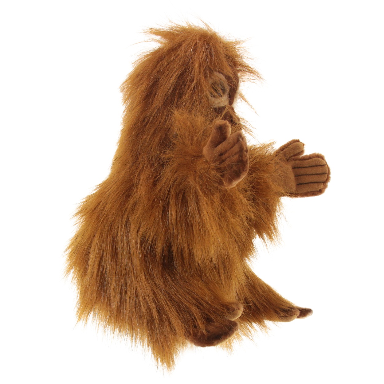 Мягкая игрушка на руку - Детеныш орангутанга, 25 см  