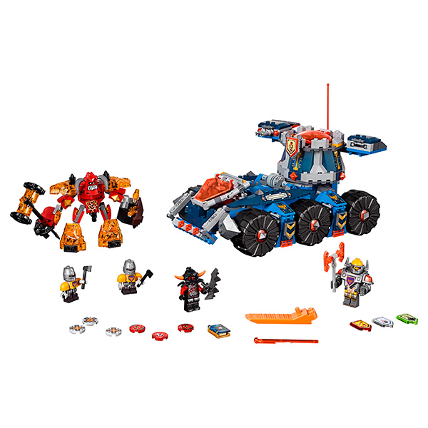 Lego Nexo Knights. Башенный тягач Акселя  