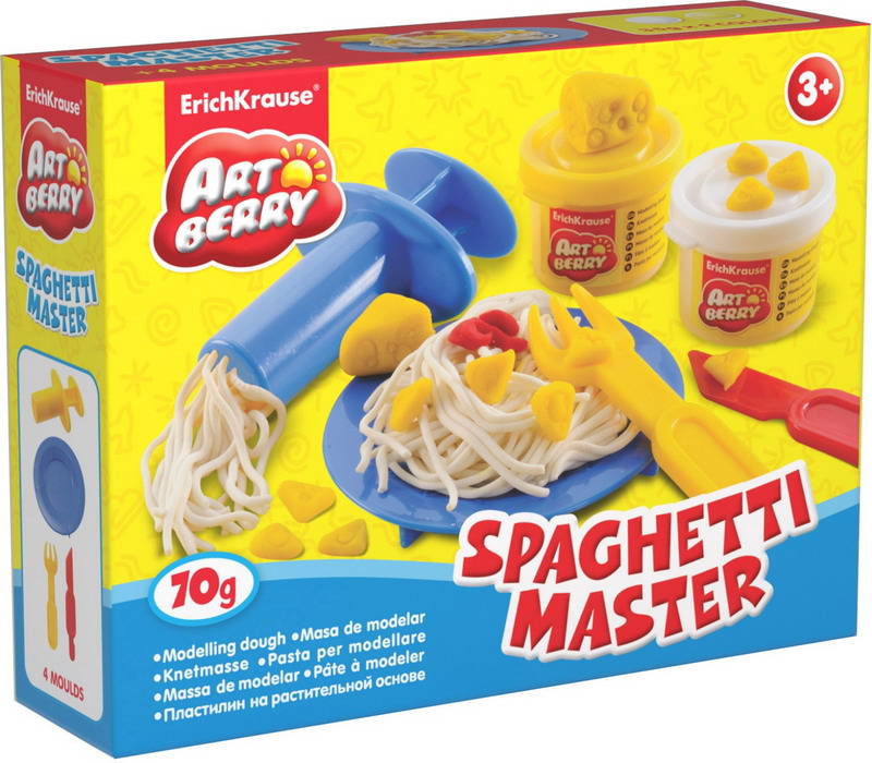 Малый набор для лепки Artberry - Spaghetti Master, 2 банки по 35 грамм  