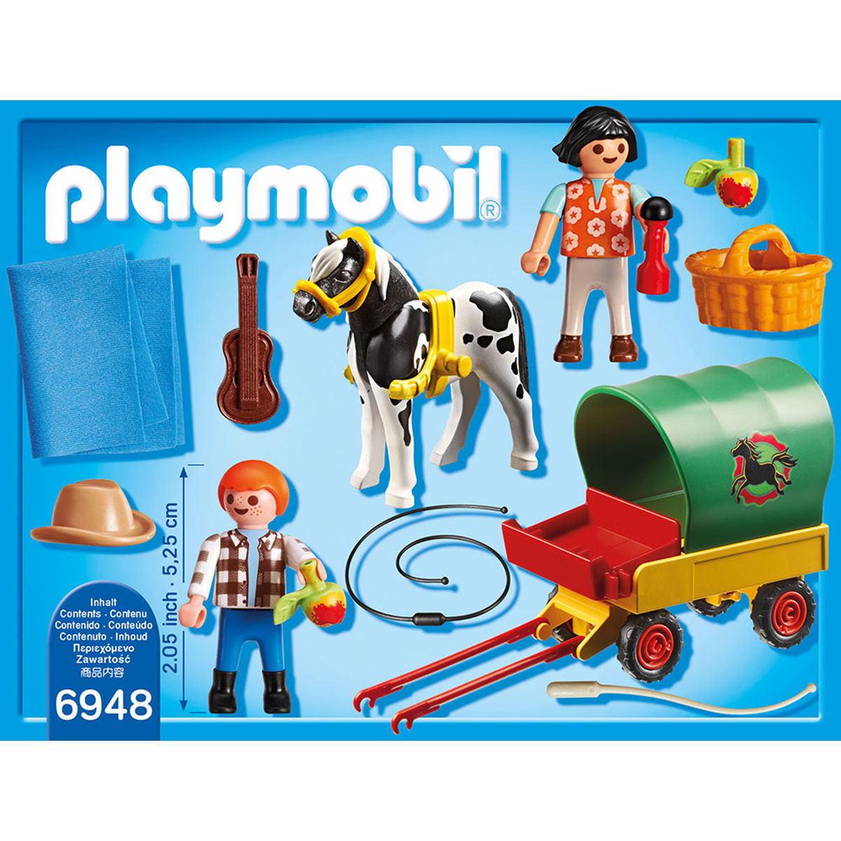 Игровой набор - Ферма Пони: Пикник с коневозкой  