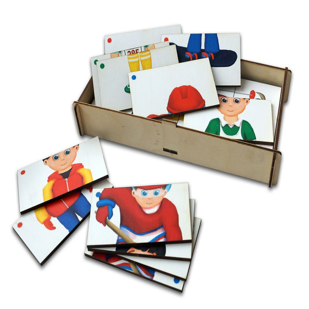 

Игровой набор – Составные картинки. Спорт-3