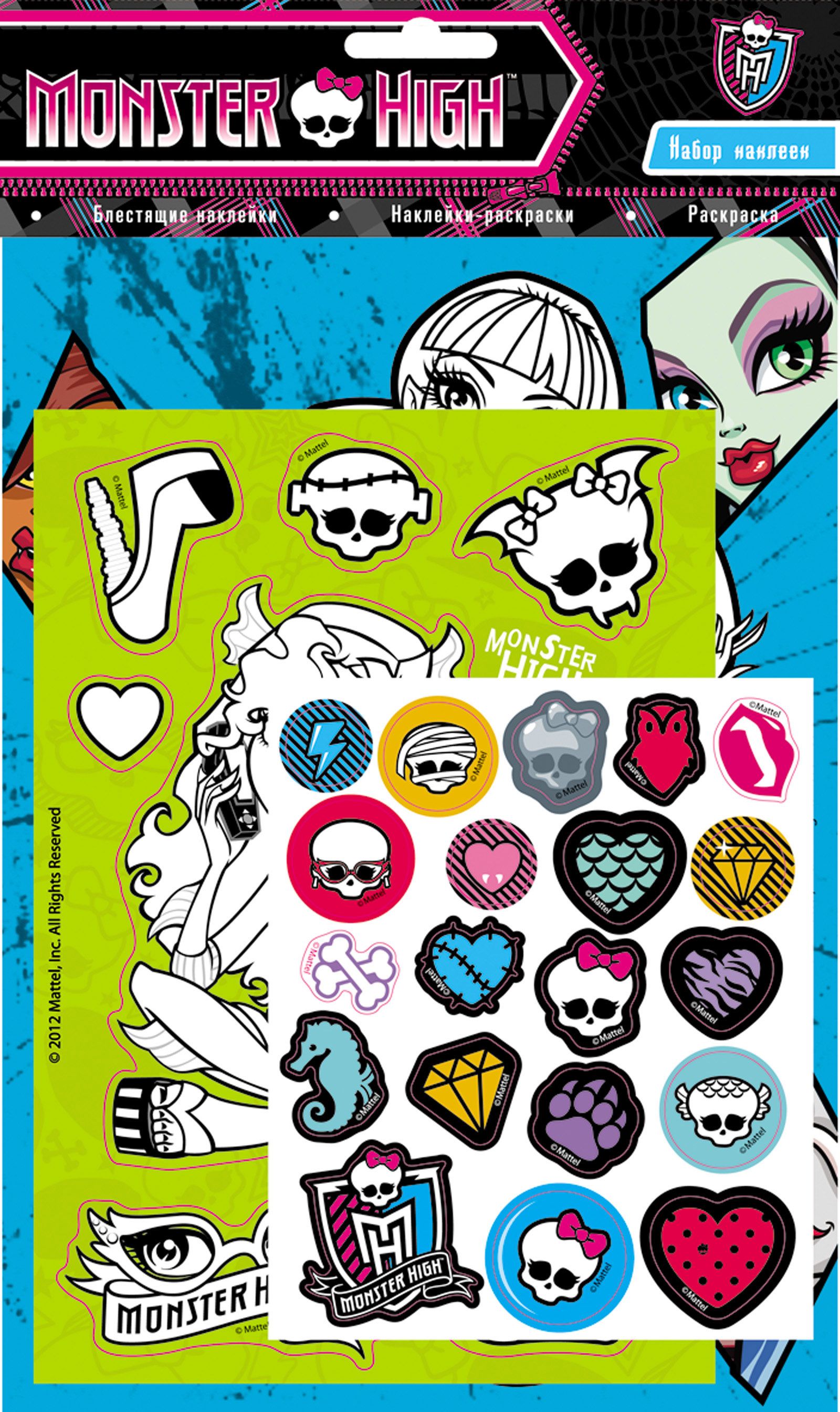 

Альбом с наклейками - Monster High 1