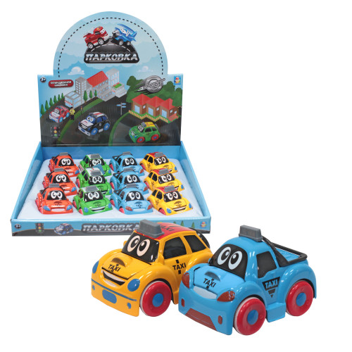

Фрикционная машинка из серии Парковка - Мультяшные автомобили, 8 см