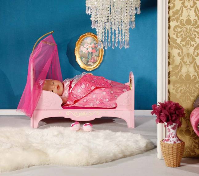 Кровать игрушечная для куклы принцессы BABY born  