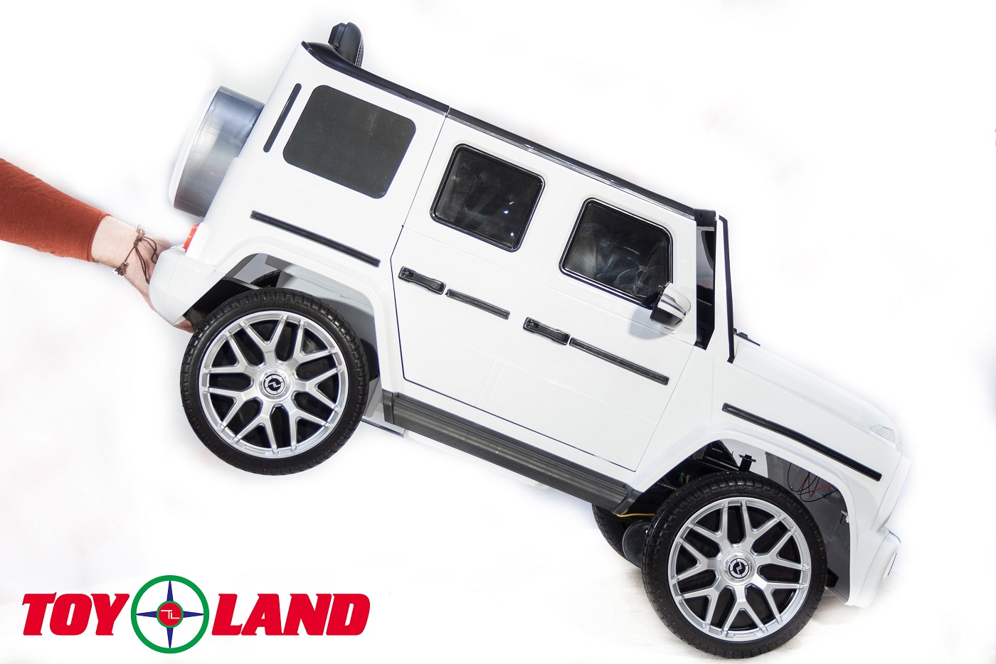Электромобиль Джип Mercedes Benz G63 mini YEH1523, белый  