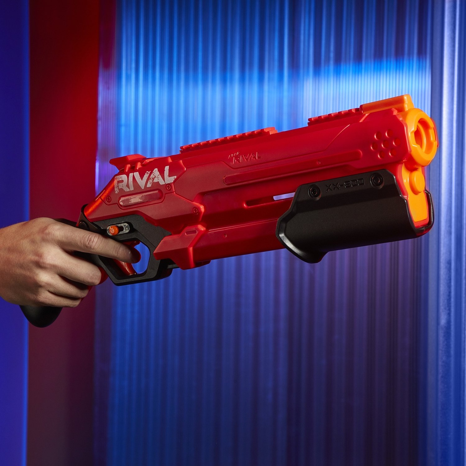 Бластер Nerf Нерф Райвал - Тэйкдаун, красный  